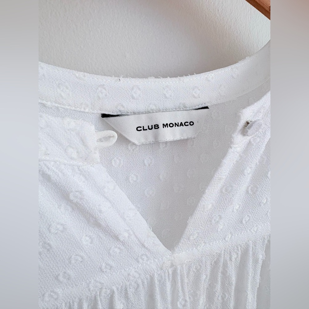 Club Monaco White Blouse – Size XS - Picture 4 of 5